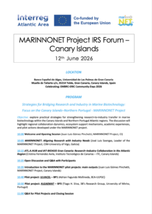 The Spanish Bank of Algae of the Canary Islands hosts the MARINNONET PROJECT IRS FORUM